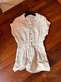 Tuta corta jeans