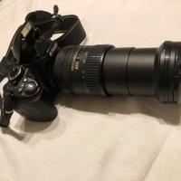 Nikon D3100 + obiettivo 18-200