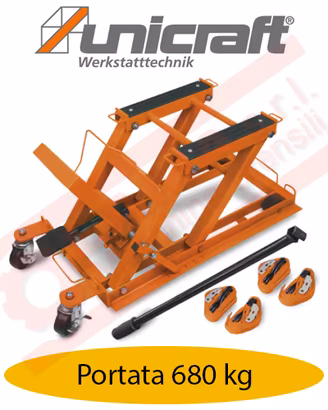 Sollevatore moto portata 680 kg