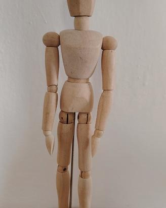 Manichino snodato per disegno (legno)