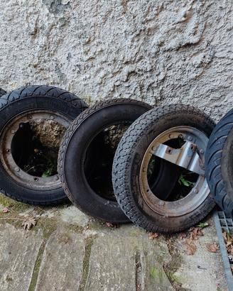 Ruote originali vespa 10"