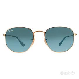 Ray-Ban Esagonali 51dm Oro Blu Grigio Sfumato