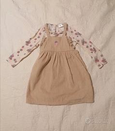 Vestito velluto bambina Pepco
