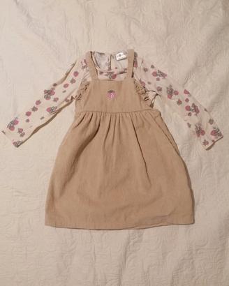 Vestito velluto bambina Pepco