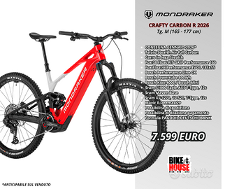 MONDRAKER CRAFTY CARBON R Tg. M 2026 CHILI RED