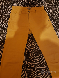 Pantalone giallo oro uomo/ragazzo vestiti