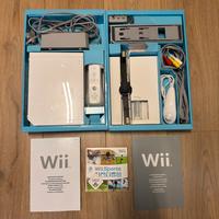 Nintendo wii completa di scatola +  accessori