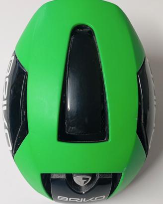 Casco strada verde  Briko tg M