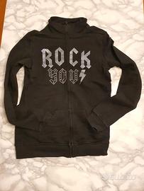 Felpa cotone ROCK unisex cotone