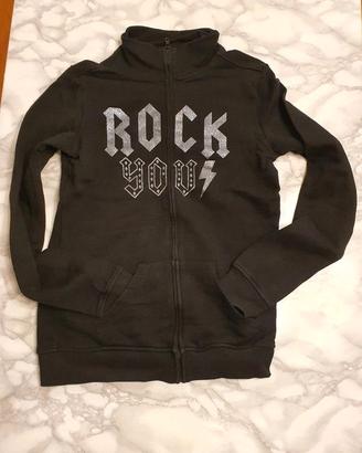 Felpa cotone ROCK unisex cotone