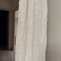 Vestito Zara bianco lungo m