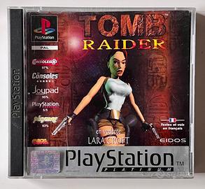 Tomb Raider Platinum PS1 PAL Francese con Manuale