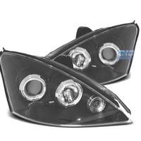 FARI FORD FOCUS 98-01 ANGEL EYES LED NERO