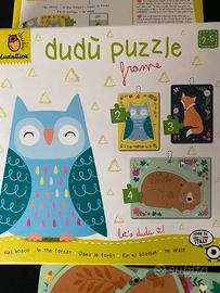Puzzle “Dudù Puzzle Frame – Nel Bosco” | 2-5 anni