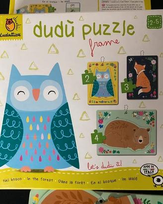 Puzzle “Dudù Puzzle Frame – Nel Bosco” | 2-5 anni