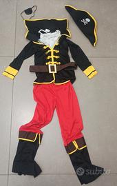 Costume carnevale pirata taglia 10 anni