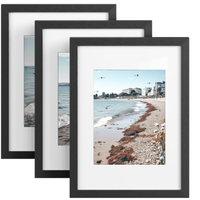 songcomics Cornici Foto A4 Set 3 Nero Minimal da P