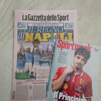 Giornali 4 scudetto del napoli