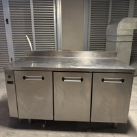 banco refrigerato in acciaio inox cucina professio