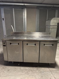 banco refrigerato in acciaio inox cucina professio