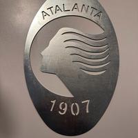 Decorazione artigianale Atalanta 1907 in metallo