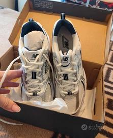 New Balance 530 Bianche e Blu 40 Nuove Originali