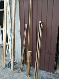 5 Zanzariere in alluminio colore bronzo