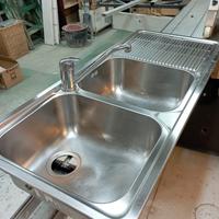 Lavello inox Franke con miscelatore