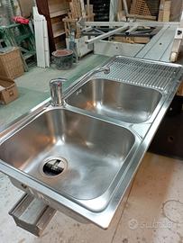 Lavello inox Franke con miscelatore