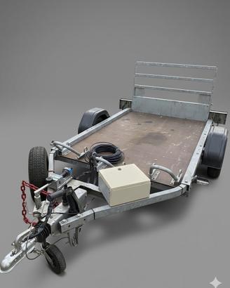 Carrello portamoto omologato TATS