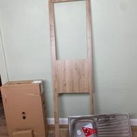 Top cucina + lavello + cappa. Nuovi mai usati