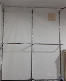 montanti per negozio cromato 