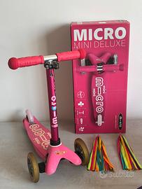 Monopattino Micro Mini Deluxe Rosa + scatola