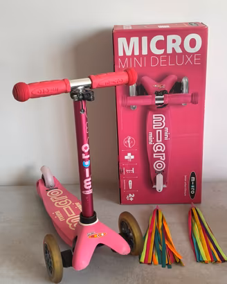 Monopattino Micro Mini Deluxe Rosa + scatola