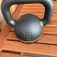 Kettlebell ghisa-base in gomma 16kg