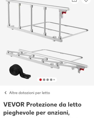 Sponda letto pieghevole