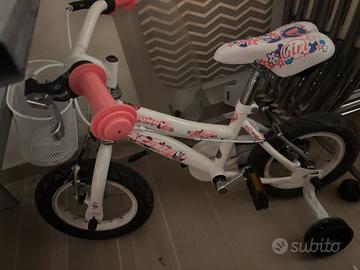 Bici bicicletta bambina con rotelle