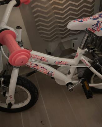 Bici bicicletta bambina con rotelle