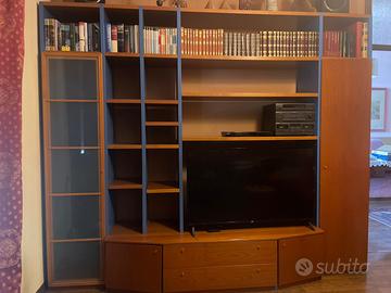 Parete attrezzata, libreria