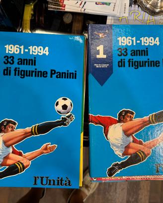 2 Raccoglitori album panini figurine 1961/1994