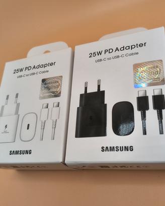 2 Caricatori Samsung 25W Super fast charging 