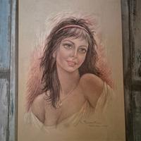 Quadro Tarantino di dolce fanciulla sensuale