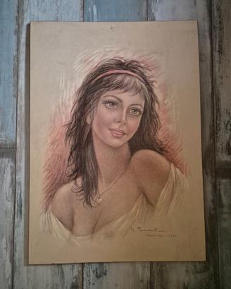 Quadro Tarantino di dolce fanciulla sensuale