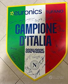 Napoli scudetto 2025 firmato
