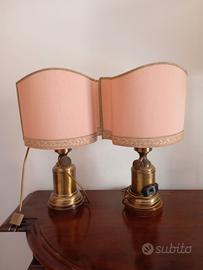 Coppia di lampade da comodino 
