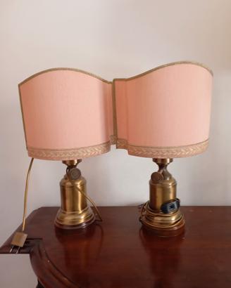 Coppia di lampade da comodino 