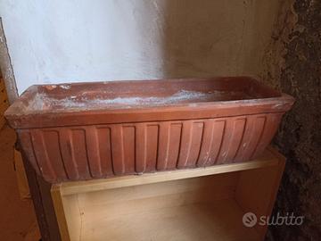 vasi coccio rettangolari