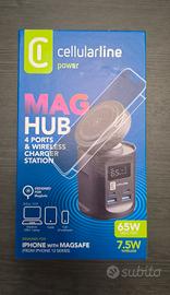 Cellularline Mag Hub - Stazione di ricarica 5-in-1