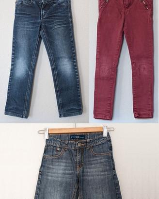 3 pantaloni bimbo 6 anni: 2 jeans + shorts