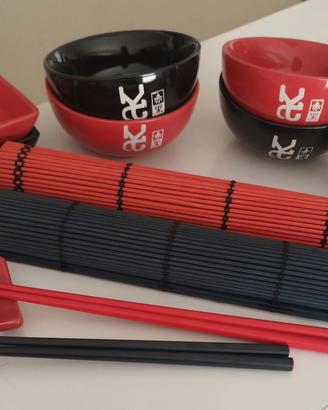 set tavola/sushi AKAKURO
